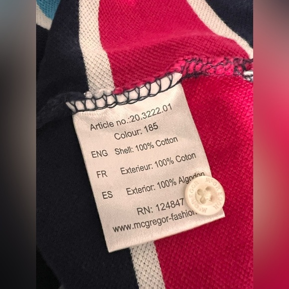 Vintage Look Mcgregor McG Polo Shirt Mens xL - Picture 4 of 6